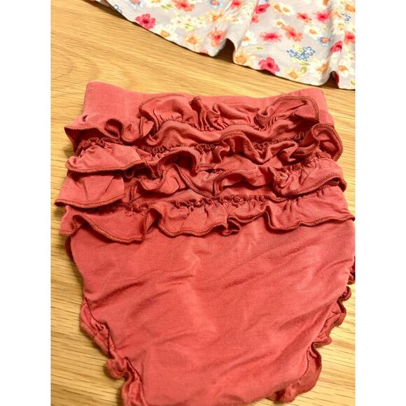 Posh Peanut Two Piece Peplum Floral Set size 2T - Picture 2 of 4